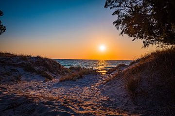 Zonsondergang op Kos van Marcus Beckert