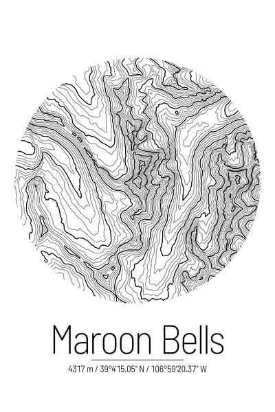 Marron Bells | Kaart Topografie (Minimaal) van ViaMapia