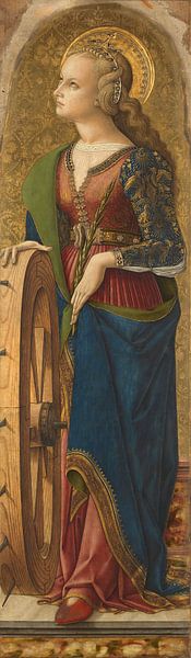 Saint Catherine of Alexandria, Carlo Crivelli by Masterful Masters
