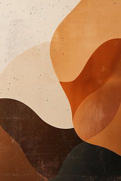 Geometrisch Woestijnlandschap van Studio BB