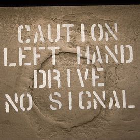 Attention, left hand drive by Mark Nieuwenhuizen