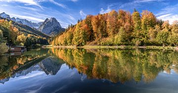 Herfst aan de Riessersee van Achim Thomae