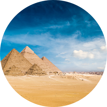 Great Pyramids of Giza van Günter Albers