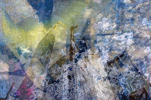 Impressionistisch beeld van Rotterdam...