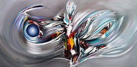 Abstrakte Vision von Gena Theheartofart