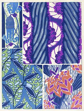 Émile-Allain Séguy - Ideas for fabrics and carpets by Peter Balan