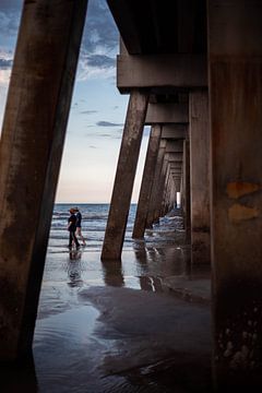 Jacksonville Beach Pier van Speels Fotografie