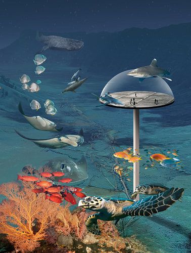 Underwater lookout point