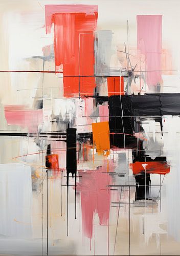 Abstracte kunst foto kunstprint schilderij