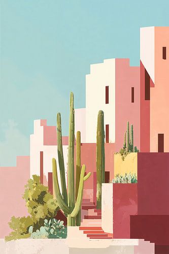 Urban Desert in Pastels no. 1 by Studio BB