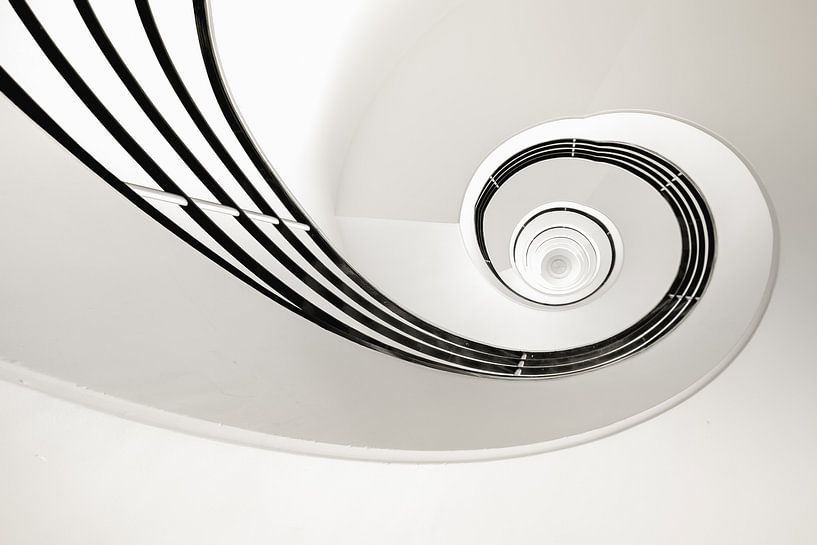 Elegant staircase in a Berlin office building by Andreas Gronwald