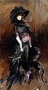 Portrait der Marchesa Luisa Casati mit einem Windhund, Giovanni Boldini von Meisterhafte Meister Miniaturansicht