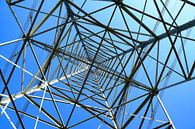 Hoogspanningsmasten met elektriciteitskabels van Sjoerd van der Wal Fotografie thumbnail