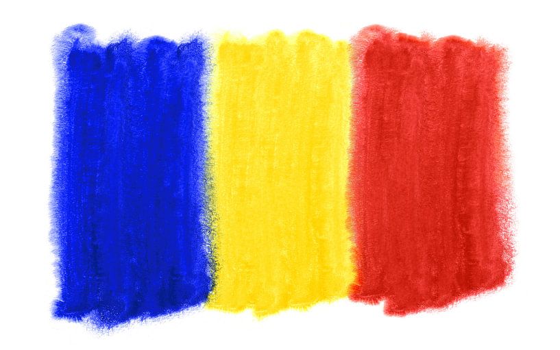 Symbolic national flag of Romania by Achim Prill