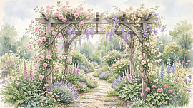 The Flower-Filled Pergola
