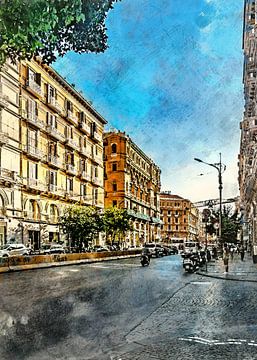 Neapol Napoli Italy city art #Napoli sur JBJart Justyna Jaszke
