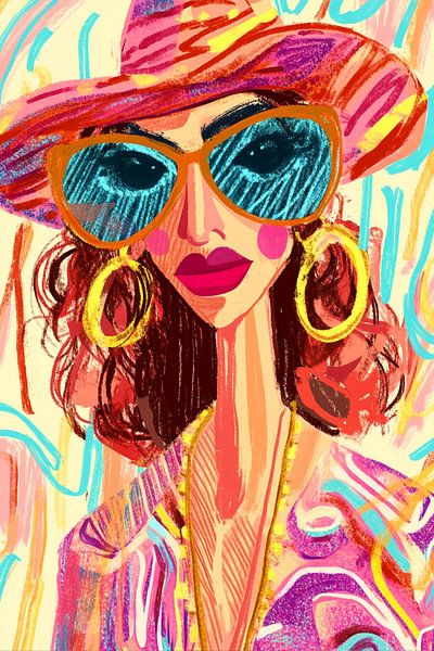 Fashionably Red by Marijke Trienekens