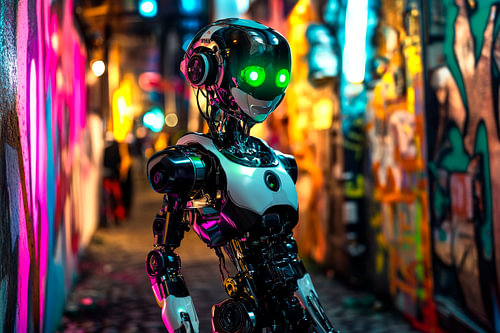Futuristische metgezel