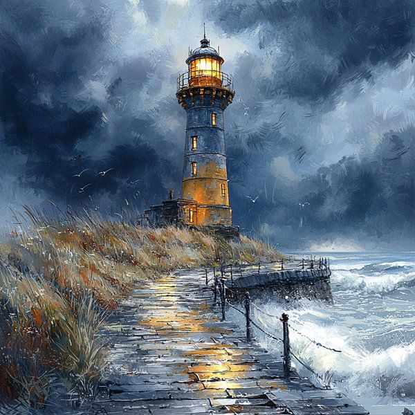 Lighthouse of sketch by PixelPrestige