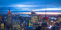 Sunset on top of the rock