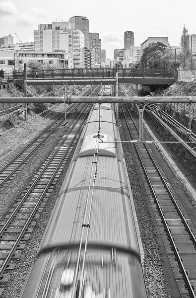 Shinjuku Tokyo train - Japan by Marcel Kerdijk