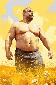 Bloemenveld van BEARpictureart