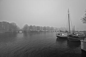 Nebliges Amsterdam