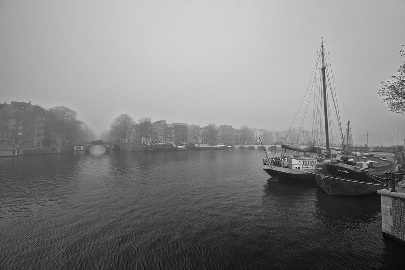 Foggy Amsterdam by Peter Bartelings