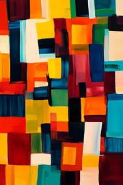 Farbenfrohe Abstraktion von Poster Art Shop