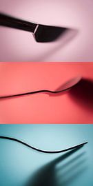 serie Cutlery (bestek, drie-luik) van Kristian Hoekman