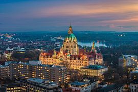 Rathaus der Stadt Hannover, Deutschland von Michael Abid