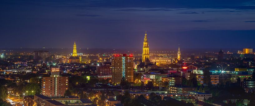 La ville de Groningen à l'heure bleue par Henk Meijer Photography