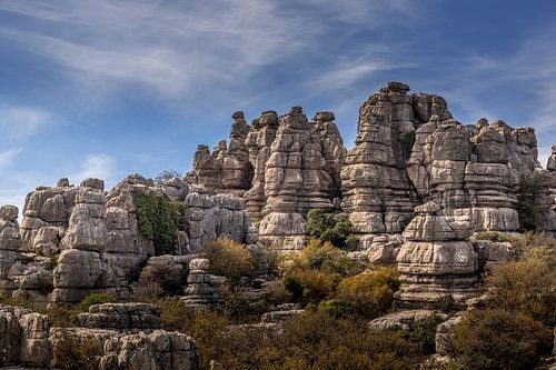 Torcal de Antequera, formations rocheuses extraordinaires, Espagne.