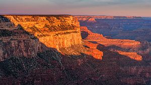 Sonnenuntergang Grand Canyon, Arizona, Vereinigte Staaten