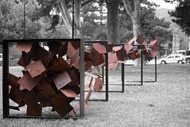 Kunstwerk in Vaison la Romaine. van Pepijn van der Putten