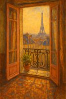 Lumière du matin sur Paris