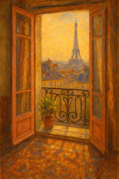 Lumière du matin sur Paris