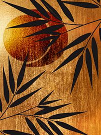 Japandi / Wabi-Sabi in the series Gold - 3 by Studio Pieternel