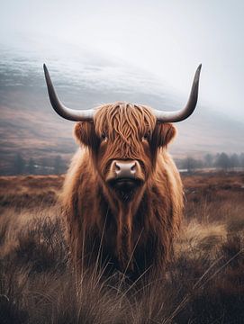 Scottish highlander by Bert Nijholt