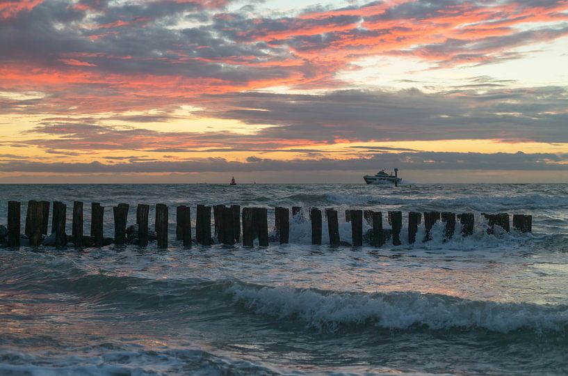 Evening in Westkapelle by MSP Canvas