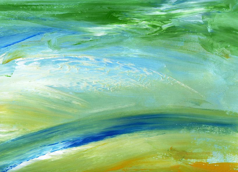 Oranje Blauw Groen van Claudia Gründler