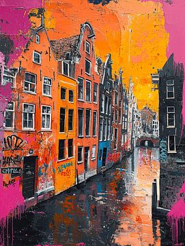 Amsterdamse Gracht_2 van Bianca Bakkenist