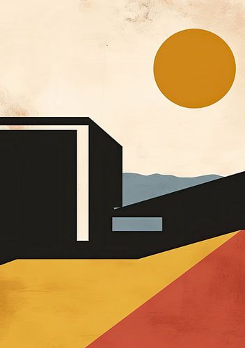 Bauhaus Poster Kunstdruk Ontwerp Architectuur