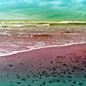 Entspannte Meditation an der Nordsee in Dänemark