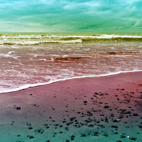 Méditation relaxante au bord de la mer du Nord au Danemark