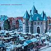 Nieuwmarkt Amsterdam in 1907 van Patricia Hofmeester