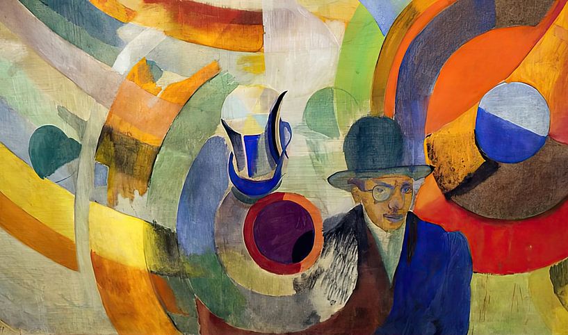 Karussells von Schweinen von Robert Delaunay von Peter Balan