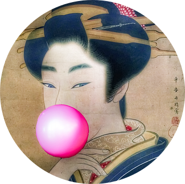 Geisha houd van Kauwgom