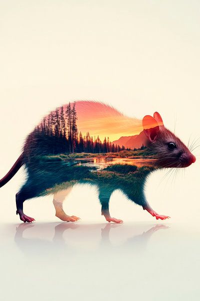 Natuur in dieren van Poster Art Shop