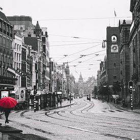 Regentag in Amsterdam von Mike van Prattenburg
